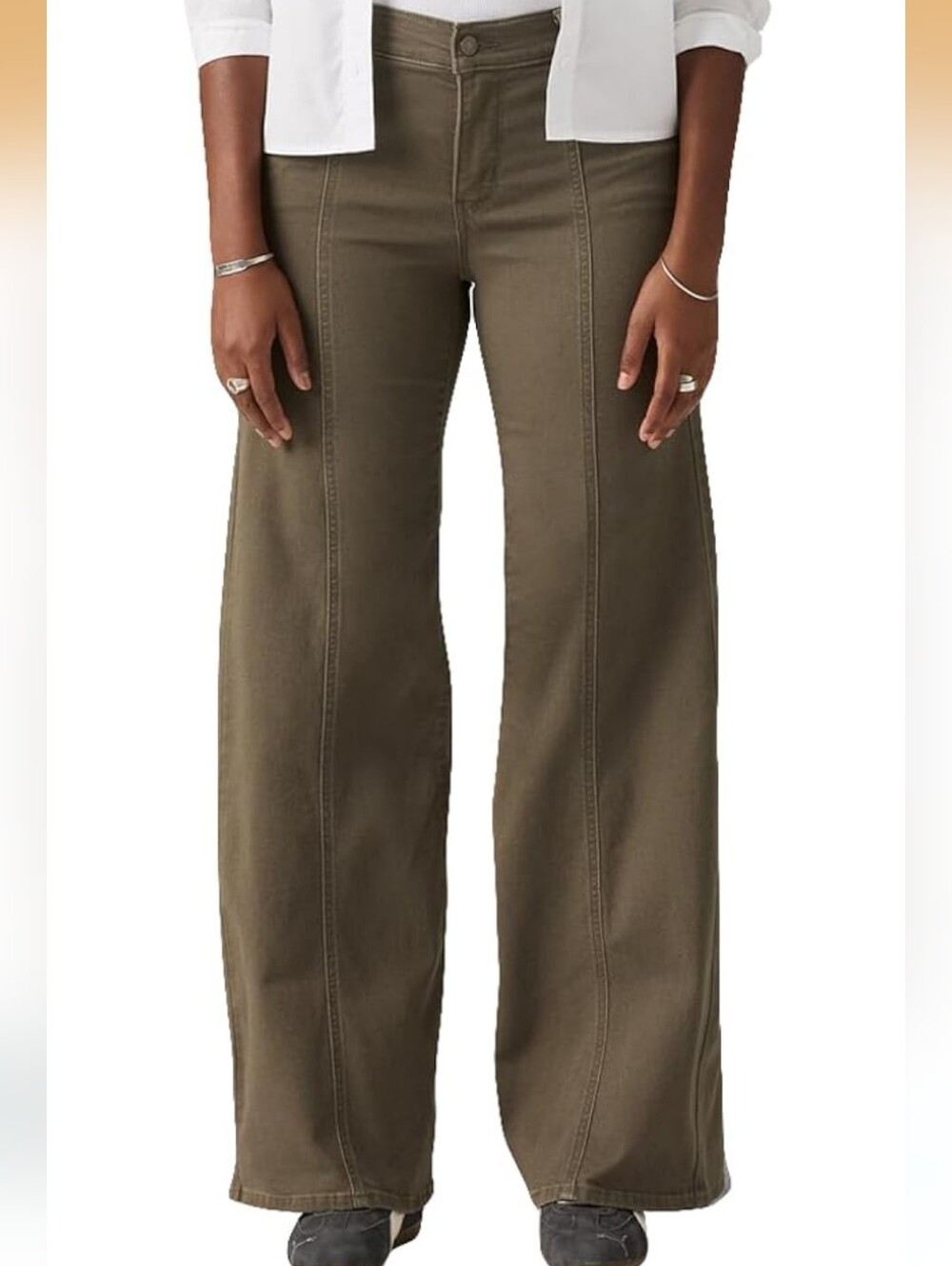 Levi's Wide-Leg Jeans, Canteen (Olive)
